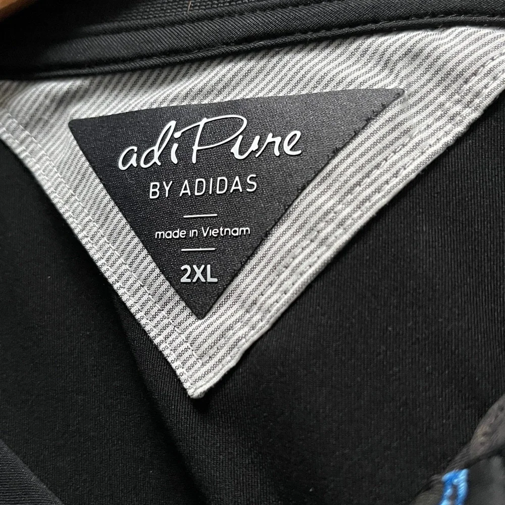 Adi Pure by adidas black polo shirt 2xl